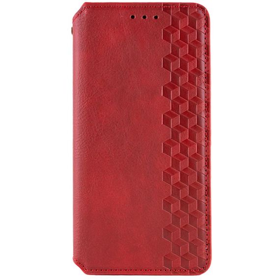 Шкіряний чохол-книжка GETMAN Cubic (PU) для Apple iPhone 7 plus / 8 plus (5.5") Червоний