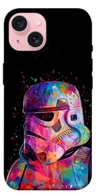 Чохол з картинкою Color astronaut для Apple iPhone 15 (6.1")