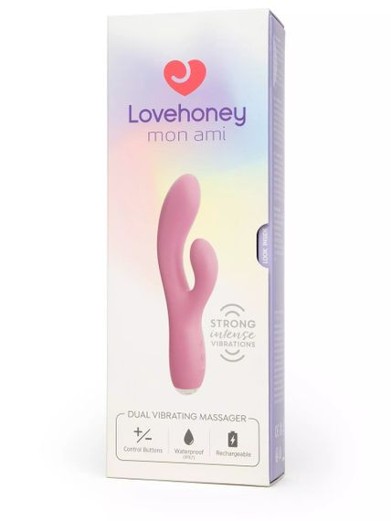 Вібратор-кролик Lovehoney Mon Ami для точки G, рожевий Sex Aura | Зображення 5