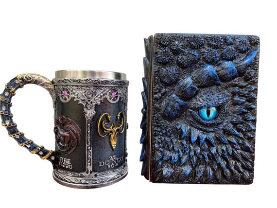 Подарунковий набір Кухоль 3D Сім Королівств і Блокнот 3D «Книга тіней і Глубін»