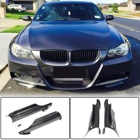 Флапсы на передний бампер (для E90 2005-2008 M-Sport, Карбон) для BMW 3 серия E-90/91/92/93