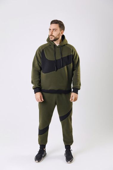 Чоловічий спортивний костюм Nike хакі | Зображення 2