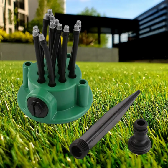 Розумна система поливу газону саду городу 12в1 Fresh Garden, розпилювач насадка на шланг | Зображення 5