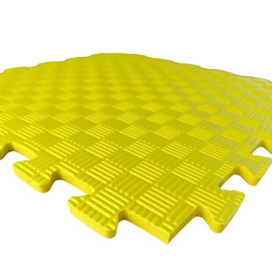 Мат-пазл (ластівчин хвіст) Sanstore EVA 50 x 50 x 1 см жовтий 2172758278 | Зображення 1