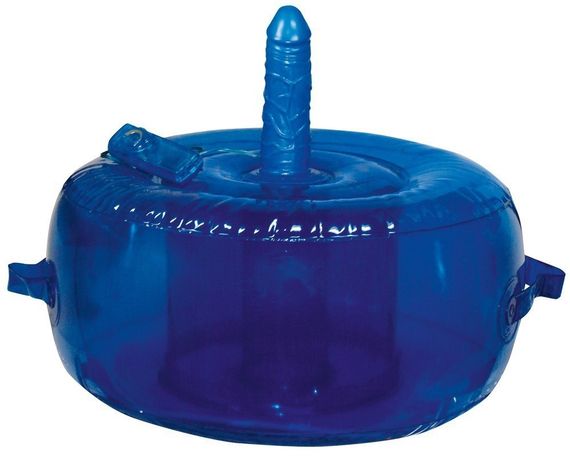 Подушка для секса надувная You2Toys, со встроенным вибратором, синий Sex Aura