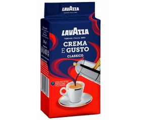 Кофе молотый Lavazza Crema e Gusto Classico 250гр Оригинал Италия Лавацца Крема е Густо