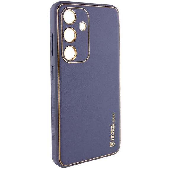 Шкіряний чохол Xshield для Samsung Galaxy S23 Сірий / Lavender Gray | Зображення 1
