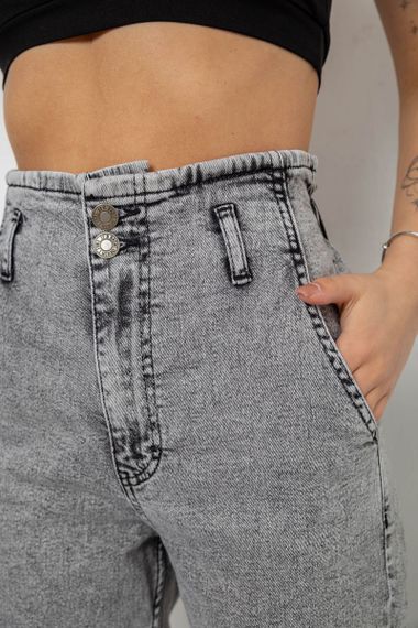Джинси жіночі Mom-fit, колір сірий, 244R1640S20 | Зображення 4