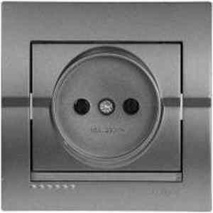 DERIY темно-сірий металік Розетка внутрішня Лезард