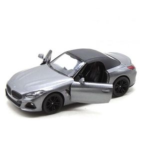 Машинка инерционная "BMW Z4" KT5419W масштаб 1:36  Серебристый