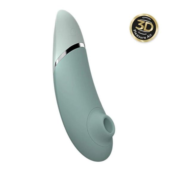 Безконтактний вакуумний кліторальний стимулятор Womanizer Next Sage, зелений Sex Aura | Зображення 1