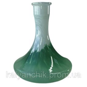 Колба для кальяна Sky Craft бело-зеленая