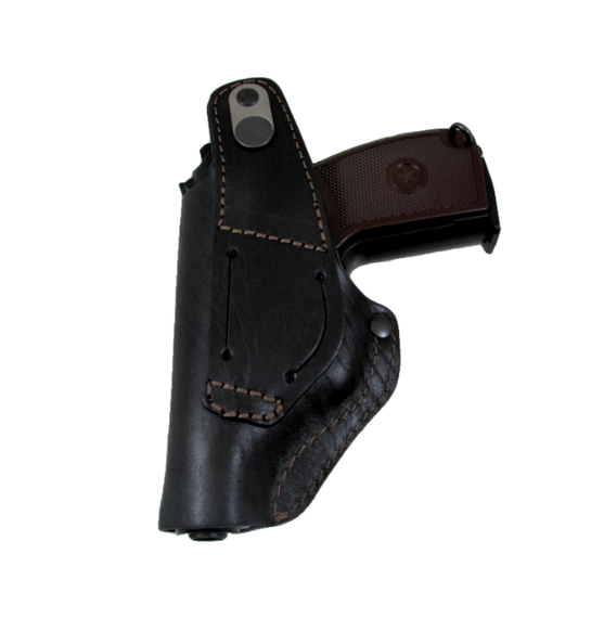 Кобура ПМ поясна не формована шкіра чорна 11102 ms | Зображення 3