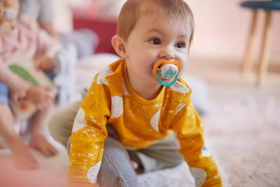 Пустышка Avent ортодонтическая Ultra Air Animal для мальчиков 6-18 мес 2шт SCF080/07 (SCF080/07) | Зображення 5
