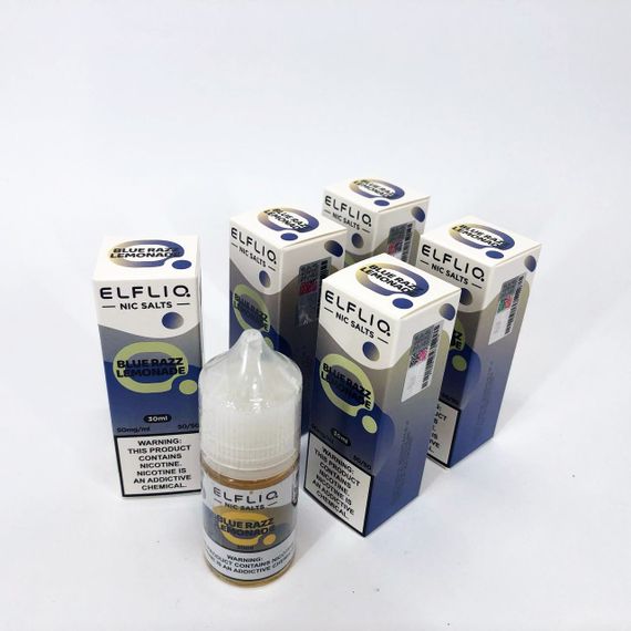 Рідина ELFLIQ 30мл 5%. Синя малина (Blue Razz Lemonade) | Зображення 6