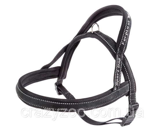 Шлея для собак Ferplast Sport Dog M нейлонова чорна 58х69-86 см 78004721