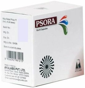 Псора Аюрлабс, Psora Ayurlabs, 100 капсул, при кожных заболеваниях