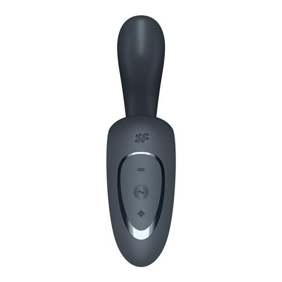 Вагинально-клиторальный вибратор Satisfyer G for Goddess 1 Dark Grey, 2 мотора Sex Aura | Зображення 1