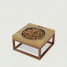 Миска на подставке для кошек и маленьких собак Hollky Base Solo S (1 × 0,45 л) Solo S-18187-GLNT