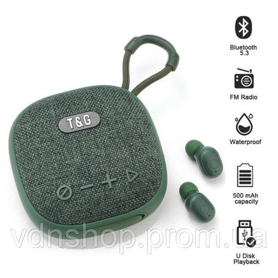 Колонка акустична для вулиці TG813, Колонка на акумуляторі маленька Маленька для вулиці UK-52 | Зображення 4