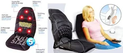 Масажна накидка Massage seat topper на сидіння | Зображення 3