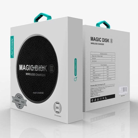 БЗУ Nillkin Magic Disk 3 Fast Wireles Charger 10W (MC014) Black | Зображення 5