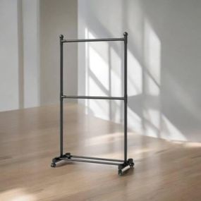 Вешалка для одежды Single Rod Hallstand Черная