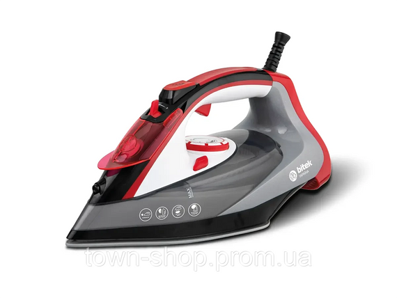 Утюг паровой с керамической подошвой 2800Вт BITEK BT-1255R