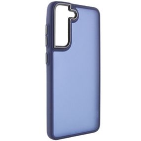 Чехол TPU+PC Lyon Frosted для Samsung Galaxy S21 FE Navy Blue