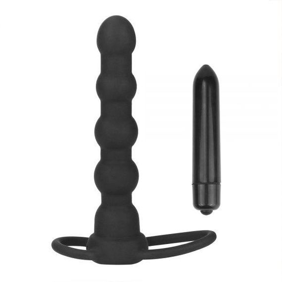 Анальне подвійне задоволення з вібрацією Double Prober Vibrating Sex Aura | Зображення 6