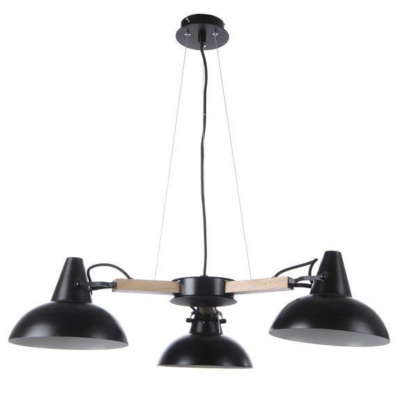 Люстра подвесная лофт E14 40W BK (BL-129S/3)