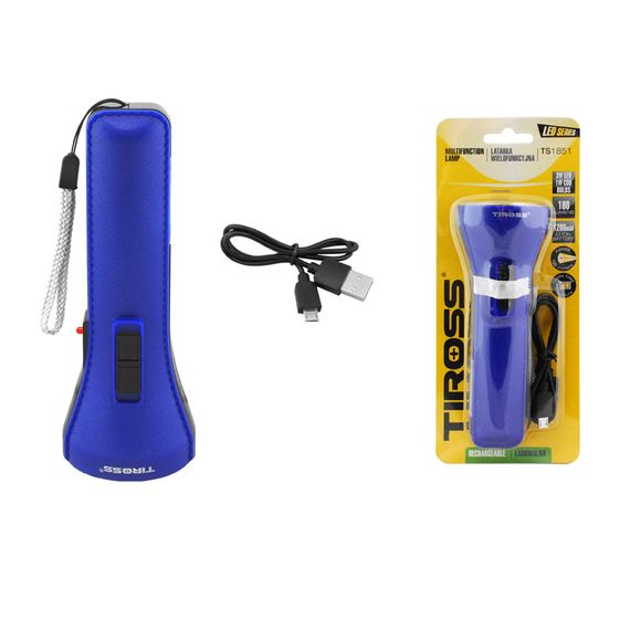 Оригінальний кишеньковий ліхтарик Tiross TS-1851, Потужний світлодіодний ліхтар, Сильний ліхтарик PN-16 | Зображення 4