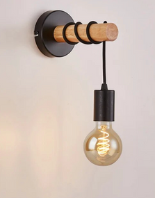 Сучасний і простий інтер'єрний світильник, чорний