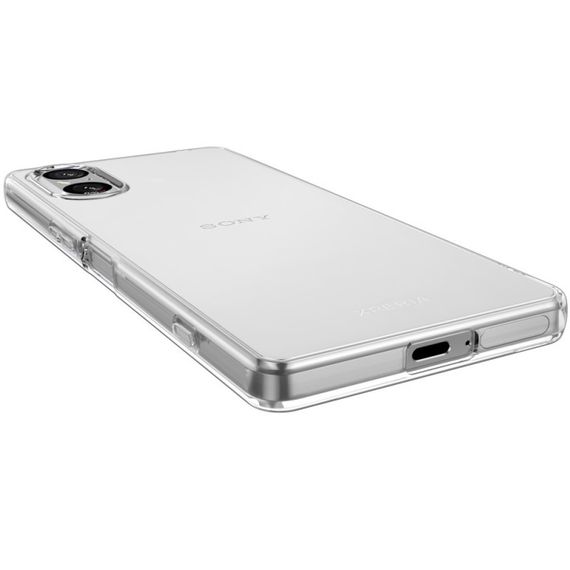 TPU чохол Epic Transparent 1,5mm для Sony Xperia 5 V Безбарвний (прозорий) | Зображення 4
