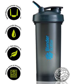 Шейкер спортивний BlenderBottle Pro45 1270ml Grey/Blue (Original)