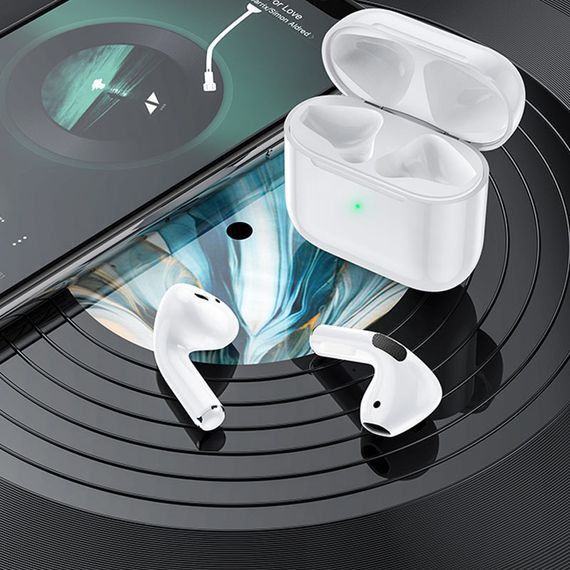 Бездротові TWS навушники Hoco EW03 Plus Білий | Зображення 6