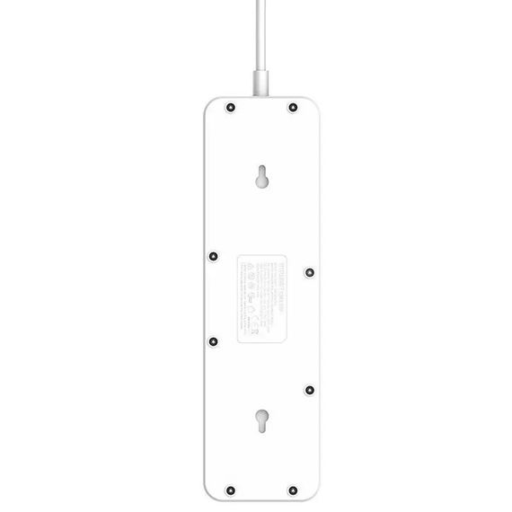Мережевий подовжувач з USB LDNIO SC5415 3USB Type-C 5 розеток 2 м White | Зображення 1