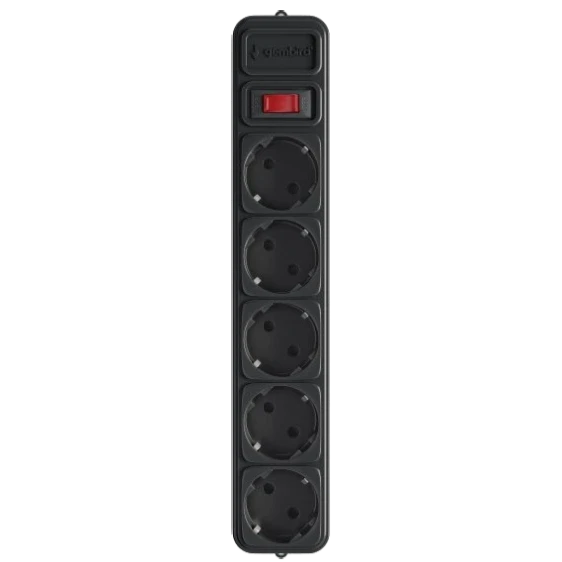 Gembird SPG5-X-6B Мережевий фільтр для ДБЖ (UPS) 1.8 м кабель 5 розеток - Вилки