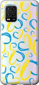 Чехол на Xiaomi Mi 10 Lite Сердца UA "5292u-1924-17620"