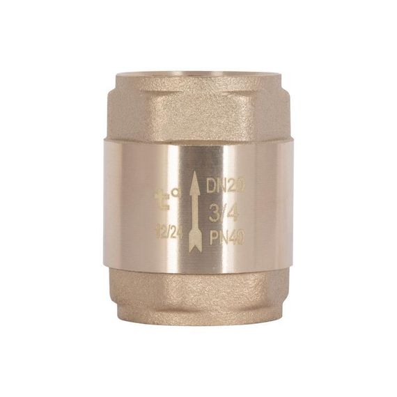 Обратний клапан Thermo Alliance Base 3/4"ВВ Slim с латунным штоком TAB240W20S