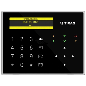 Tiras K-GLCD+(black) Клавіатура - Управління охороною