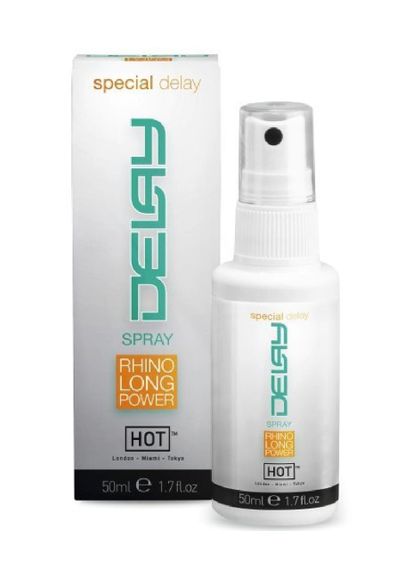 Спрей пролонгатор для чоловіків HOT DELAY, 50 мл Sex Aura