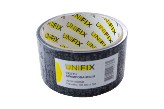 Лента армированная Unifix - 50 мм x 5 м черная (ARM-5005B)
