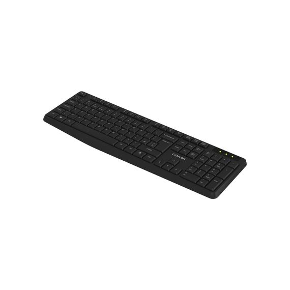 Клавіатура Canyon KB-W01 Water resistant Wireless UA Black (CNE-CKEYW01) | Зображення 1