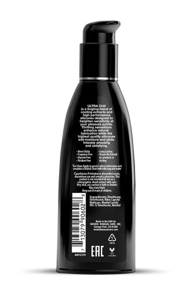 Лубрикант WICKED силіконовий Ultra Chill 60 ML | Зображення 1