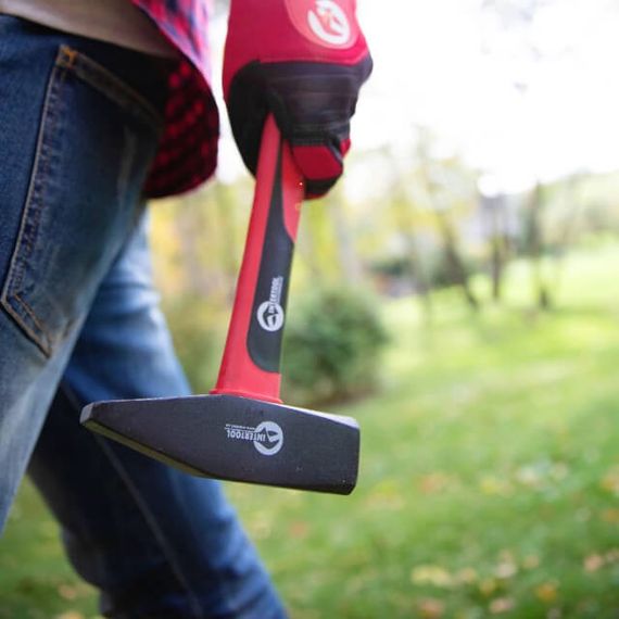 Молоток 1000 г.ручка з фібергласу INTERTOOL HT-0210 | Зображення 4