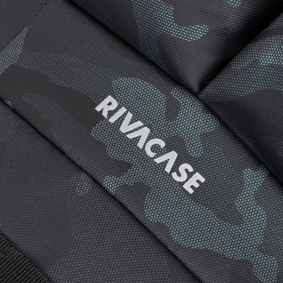 Рюкзак городской Rivacase 7661 Navy camo 33х50х21 см темно-синий камуфляж | Зображення 7