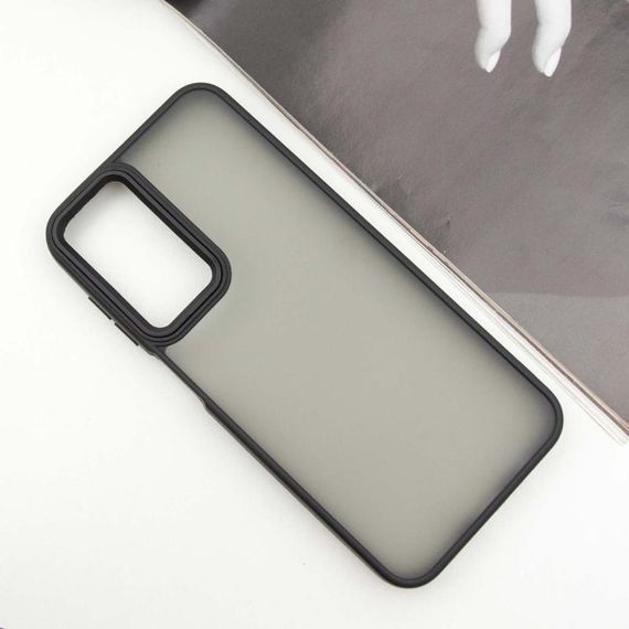 Чехол TPU+PC Lyon Frosted для Samsung Galaxy A17 4G/5G Black | Зображення 1