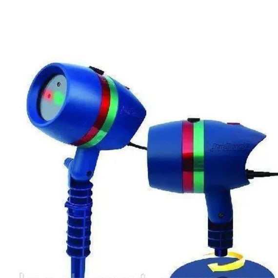 Новорічний лазерний проектор Star Shower Motion № F8-146 RGB синій (30) ( GR- 64_268) | Зображення 2