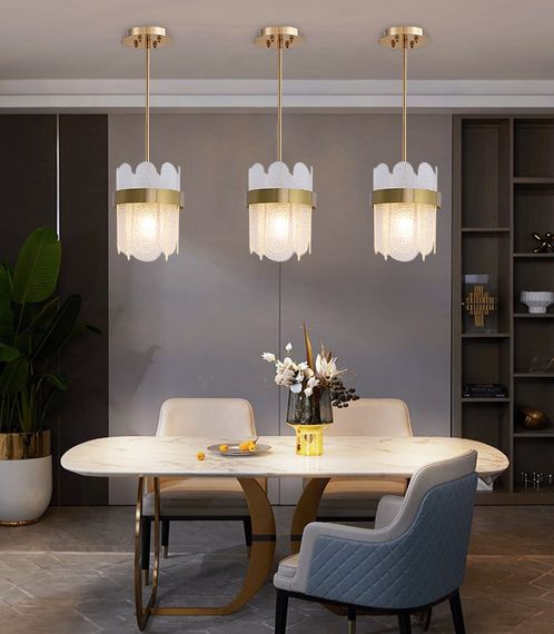 Люстра стельова на 5 лампочок 27401 Латунь 35-70х20х20 см. | Зображення 7